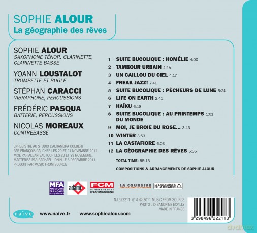 Sophie Alour: La Geographie Des Reves [CD]