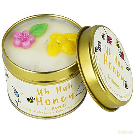 Bomb Cosmetics Scented candle in a plate Uh, Huh Honey 250 g