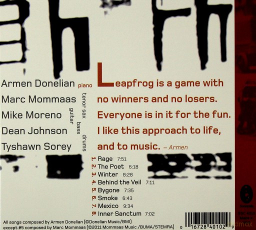 Armen Donelian: Leapfrog [CD]