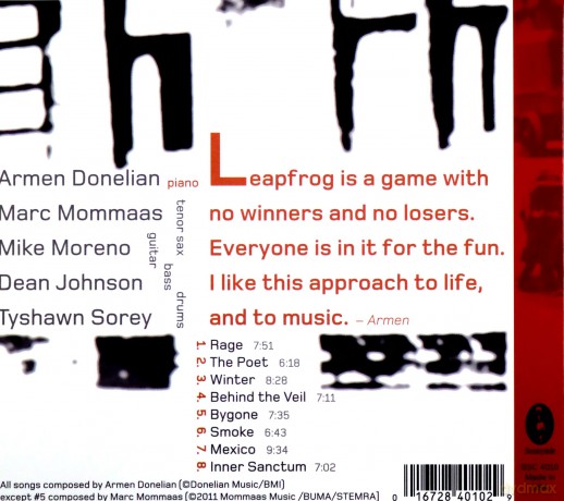 Armen Donelian: Leapfrog [CD]