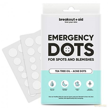 Breakout+aid Patches for sensitive skin prone to acne Emergency Dots