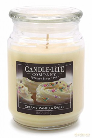 Candle Lite Scented candle Creamy Vanilla Swirl 510 g