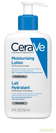 CeraVe Hydrating Milk for Dry to Very Dry Skin (Moisturising Lotion) - Volume: 236 ml