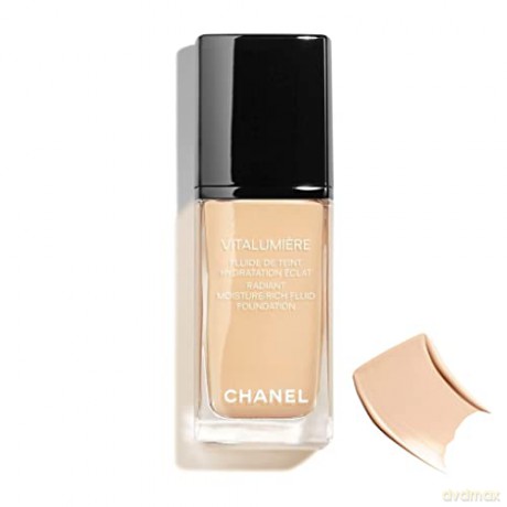 Chanel Vitalumiére makeup (Radiant Moisture-Rich Fluid Foundation) 30 ml - Shade: 10 Limpide