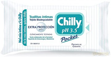 Chilly Intimate wipes Anti-Odor pH 3.5 12 pcs