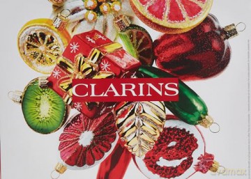 Clarins Skin care gift set with Extra Firming cosmetic bag