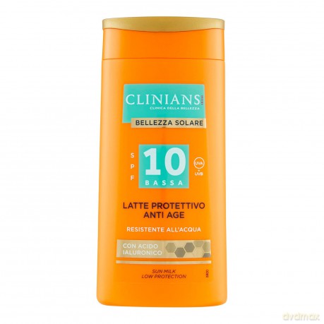 Clinians Mléko na opalování SPF 10 Protective (Anti-Ageing Sun Milk) 200 ml