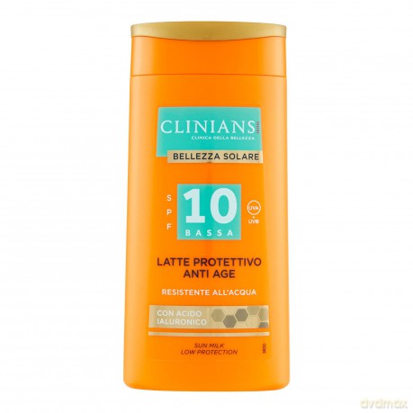Clinians Mléko na opalování SPF 10 Protective (Anti-Ageing Sun Milk) 200 ml
