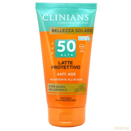 Clinians Mléko na opalování SPF 50 Protective (Anti-Ageing Sun Milk) 200 ml