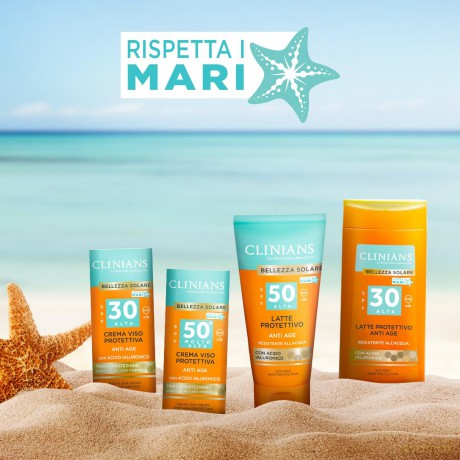 Clinians Mléko na opalování SPF 50 Protective (Anti-Ageing Sun Milk) 200 ml
