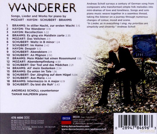 Andreas Scholl: Wanderer [CD]