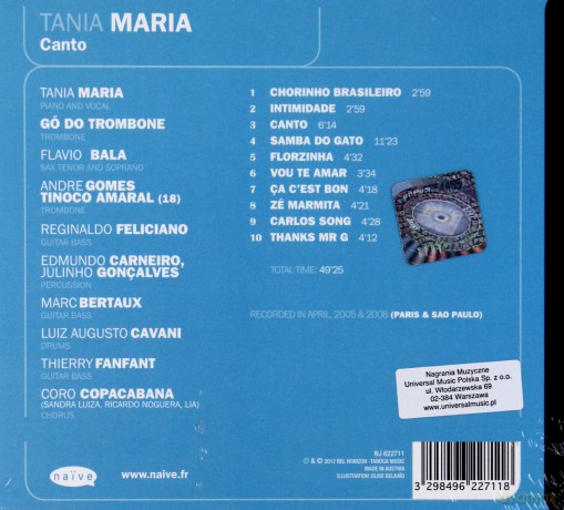 Tania Maria: Canto [CD]