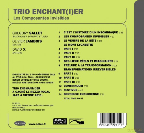 Scott Tixier: Les Composantes Invisibles [CD]