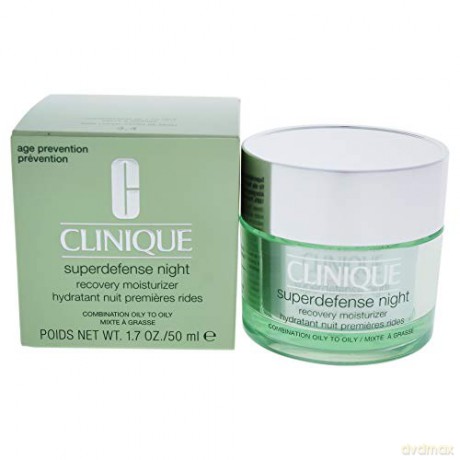 Clinique Night Moisturizer For Combination to Oily Skin Superdefense (Night Recovery Moisturizer Combination To Oily Skin) 50 ml