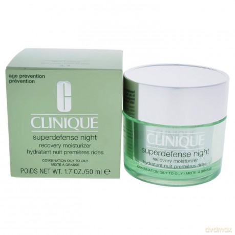 Clinique Night Moisturizer For Combination to Oily Skin Superdefense (Night Recovery Moisturizer Combination To Oily Skin) 50 ml