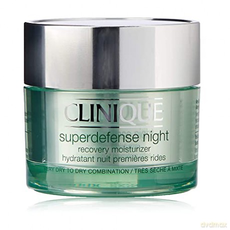 Clinique Nighttime moisturizer for dry to combination skin Superdefense (Night Recovery Moisturizer Very Dry To Dry Combination Skin) 50 ml