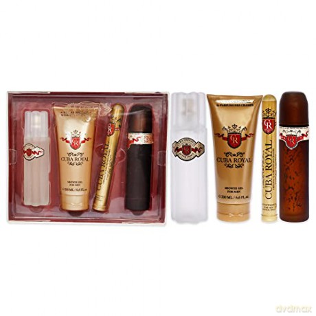 Cuba Royal - woda toaletowa 100 ml + woda toaletowa 35 ml + voda po holení 100 ml + sprchový gel 200 ml