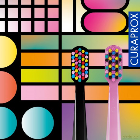 Curaprox Ultra fine toothbrush CS 5460 Duo 80`s Edition 2 pcs