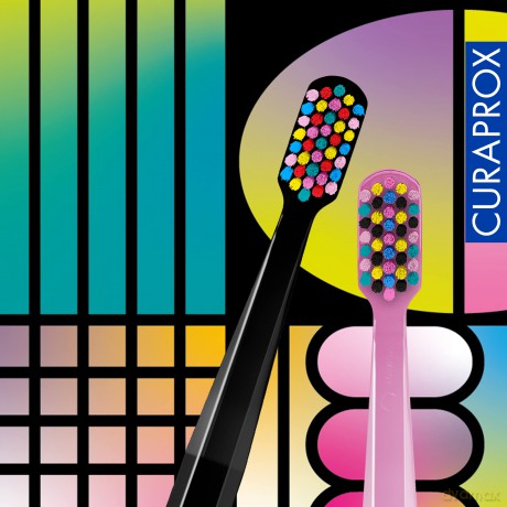 Curaprox Ultra fine toothbrush CS 5460 Duo 80`s Edition 2 pcs