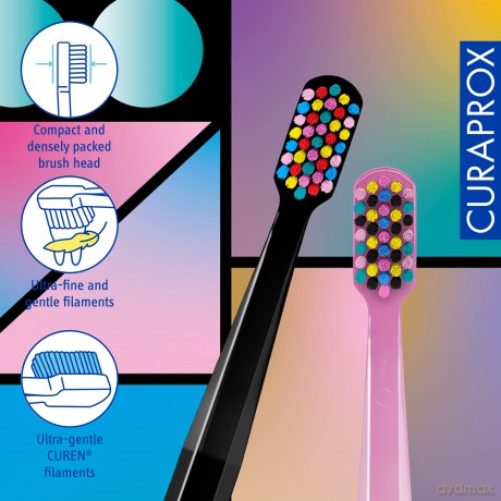 Curaprox Ultra fine toothbrush CS 5460 Duo 80`s Edition 2 pcs