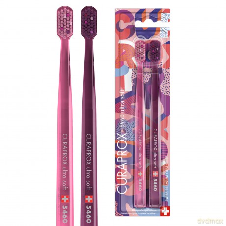 Curaprox Very fine toothbrush 5460 Ultra Soft Duo Fun Edition 2 pcs