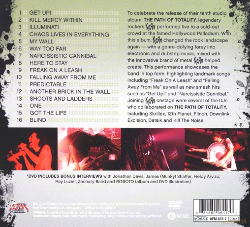 Korn: Live At The Hollywood Palladium (digipack) [DVD]+[CD]