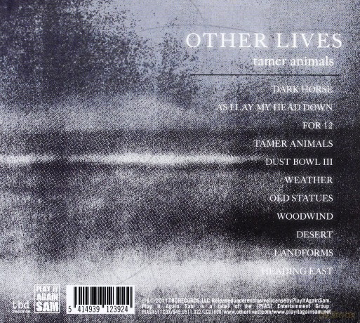 Other Lives: Tamer Animals [CD]