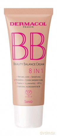 Dermacol BB cream (Beauty Balance Cream) 30 ml - Shade: Sand