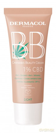 Dermacol BB cream with CBD (Cannabis Beauty Cream) 30 ml - Shade: Light