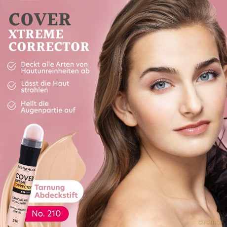 Dermacol Cover Xtreme SPF 30 (Camouflage Concealer) 8 g - Shade: 218