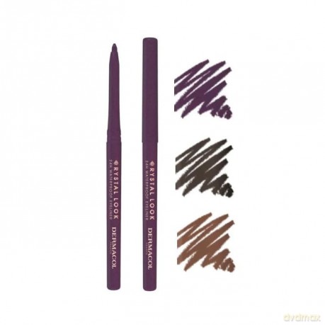Dermacol Crystal Look Automatic (24H Waterproof Eyeliner) - Shade: 02 Violet