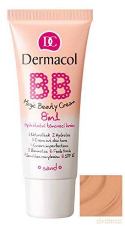 Dermacol Hydrating Toning Cream 8 1 BB SPF 15 (Beauty Magic Cream) 30 ml - Shade: Sand