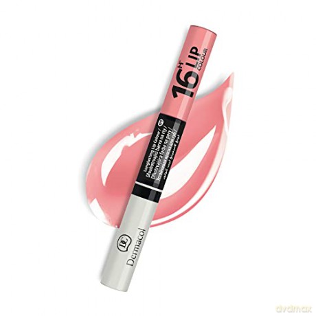 Dermacol Long-lasting lip color and gloss 2in1 16h Lip Colour - Shade: 1