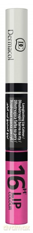 Dermacol Long-lasting lip color and gloss 2in1 16h Lip Colour - Shade: 18