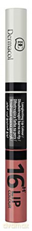 Dermacol Long-lasting lip color and gloss 2in1 16h Lip Colour - Shade: 23