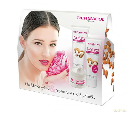 Dermacol Natura l II dry skin care gift set.