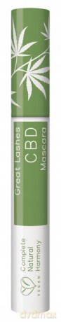 Dermacol Nourishing and lengthening mascara with CBD (Great Lashes Mascara) 9 ml - Shade: Black