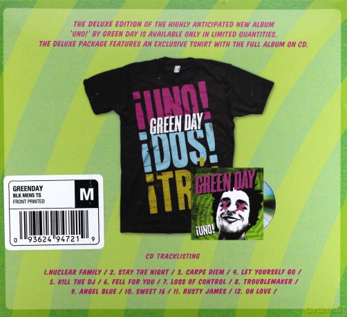 Green Day: Uno! + T-Shirt M [CD]+[T-SHIRT]
