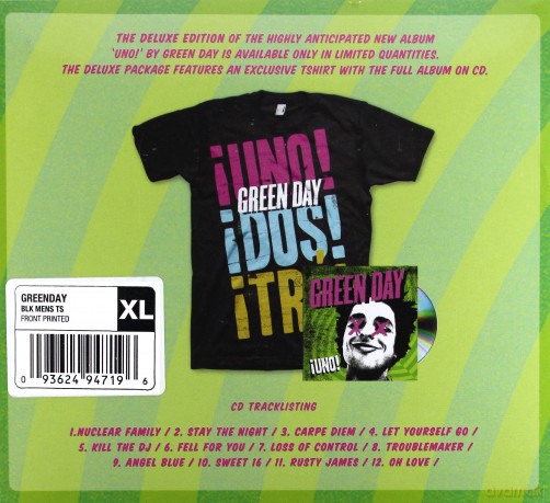Green Day: Uno! + T-Shirt XL [CD]+[T-SHIRT]