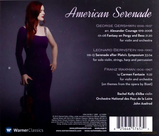 Rachel Kolly Dalba: American Serenade [CD]