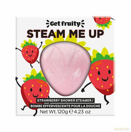 Dirty Works Šumivá bomba do sprchy Jahoda Get Fruity 120 g
