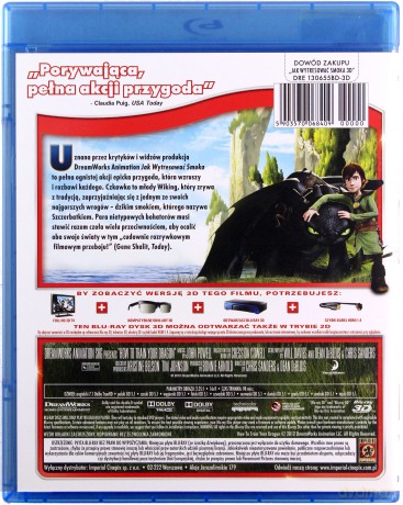 Jak wytresować smoka 3D [Blu-Ray 3D]