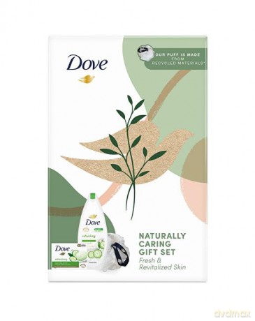 Dove Body care gift set with Refreshing sponge