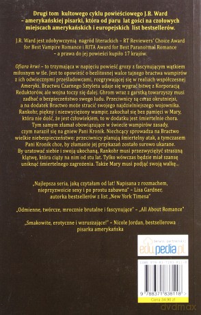 Bractwo Czarnego Sztyletu T.2 Ofiara Krwi - Ward J.R. [KSIĄŻKA]