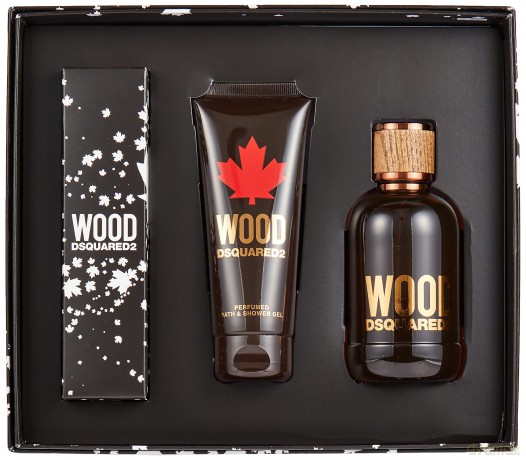 DsquaredÂ˛ Wood For Him - woda toaletowa 100 ml + shower gel 100 ml + keychain