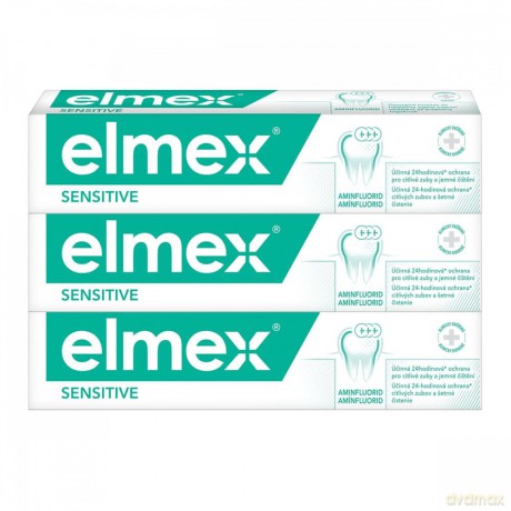 Elmex Toothpaste for sensitive teeth Sensitiv e 3 x 75 ml