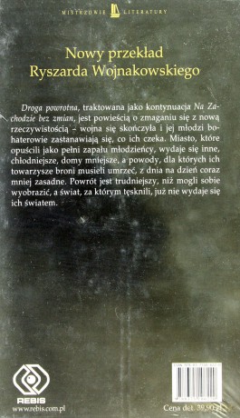 Droga Powrotna - Remarque Erich [KSIĄŻKA]