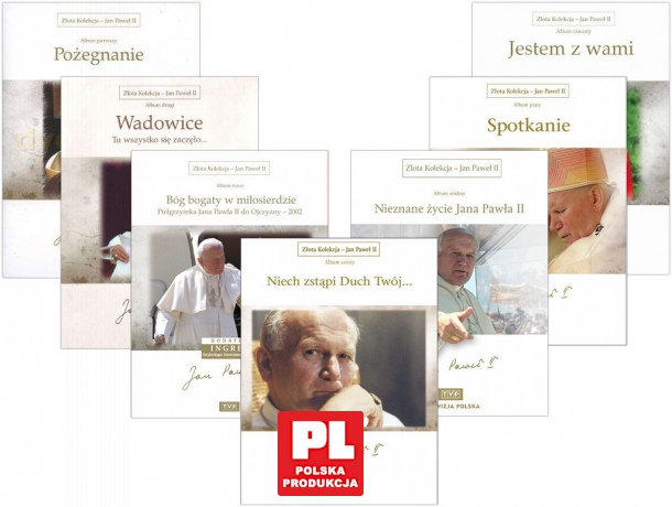 Złota Kolekcja Jan Paweł II albumy 1-7 Pakiet [10DVD]