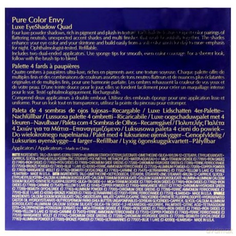 Estée Lauder Pure Color eyeshadow palette (Luxe Eyeshadow Quads) 6 g - Shade: Grey Haze