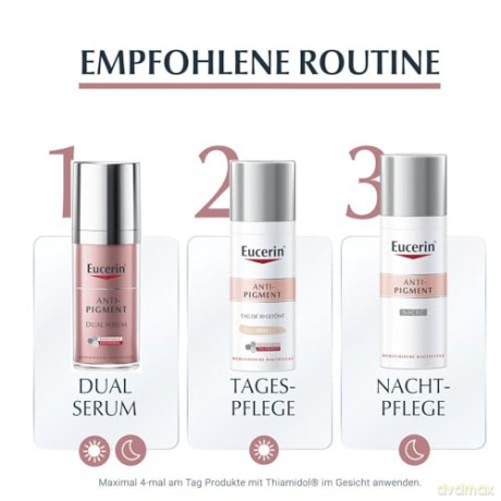 Eucerin Daily tinted cream SPF 30 Antipigment (Tinted Cream) 50 ml - Shade: Light